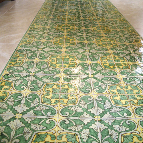 Earthenware flooring - Morgana - Ceramiche Militello art & design S.R.L - indoor / for outdoor use / for step