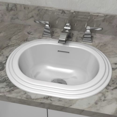 Built-in hand basin - MINI-SOVEREIGN - WATERGAME COMPANY - oval / composite