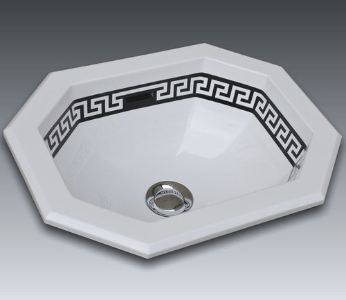 Built-in hand basin - GENOVA 1 - WATERGAME COMPANY - octagonal / composite
