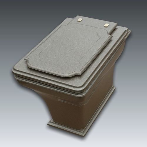 Free-standing toilet - ZELLIGE - WATERGAME COMPANY - composite / home / commercial