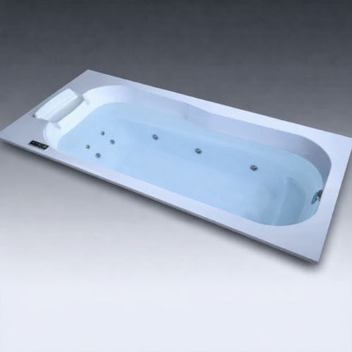 Built-in hot tub - HYDROBATH - WATERGAME COMPANY - rectangular / 1-person / composite