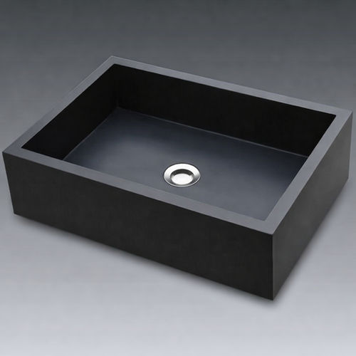 Countertop washbasin - BASIC LINE 5 - WATERGAME COMPANY - composite / matte finish / high-gloss