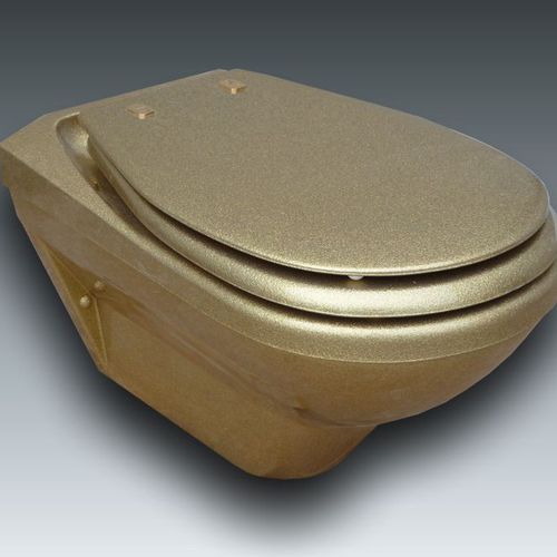 Wall-hung toilet - NEW SEAT 1 - WATERGAME COMPANY - ceramic / home / oval