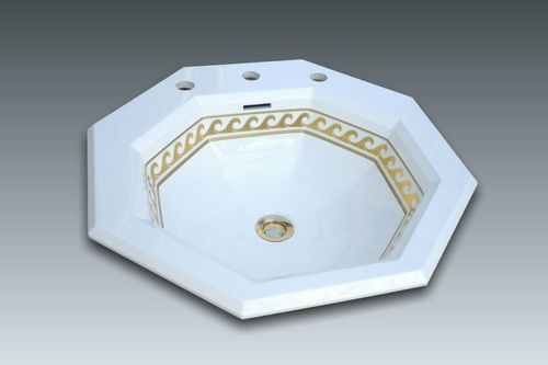 Built-in washbasin - GENOVA 2 - WATERGAME COMPANY - composite material / with mixer tap / customizable