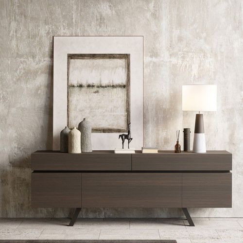 Contemporary sideboard - BILBAO - Laskasas - wooden / metal / with shelf