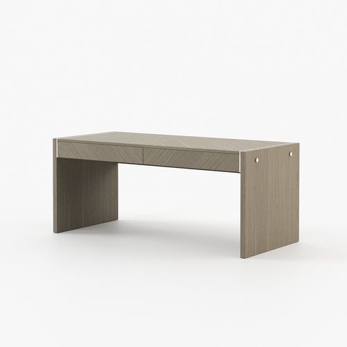Free-standing desk - BONHAM  - Laskasas - contemporary / oak / metal