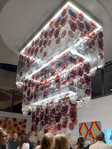 contemporary chandelier - veveglass