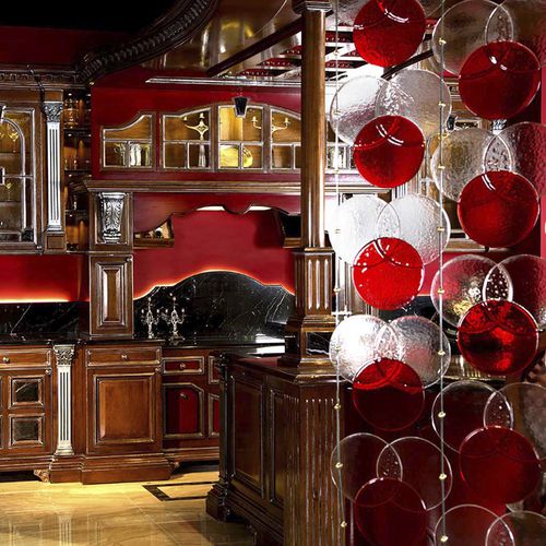 Metal room divider - RGB - veveglass - glass / for commercial kitchen / indoor