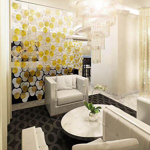 metal room divider - veveglass