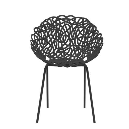 Contemporary chair - BACANA - Qeeboo - outdoor / indoor / polypropylene