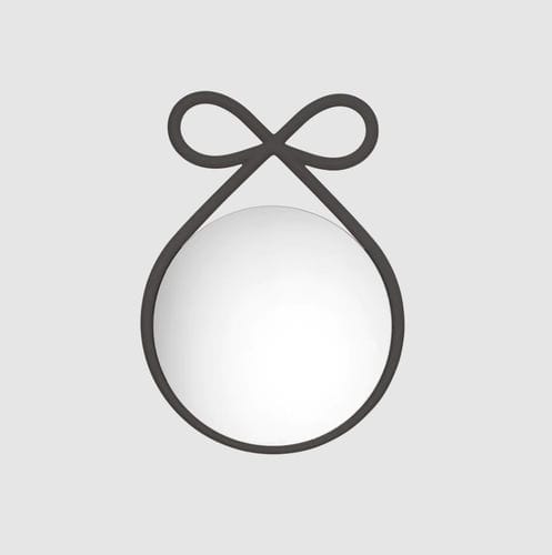 Wall-mounted mirror - RIBBON - Qeeboo - commercial / contemporary / round