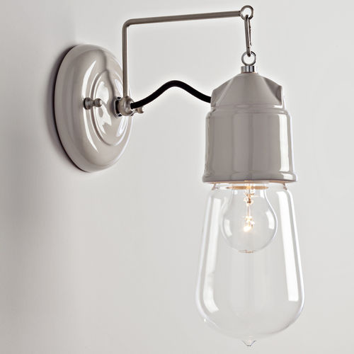 Contemporary wall light - NOVECENTO SOLITARIO - TOSCOT - indoor / brass / steel