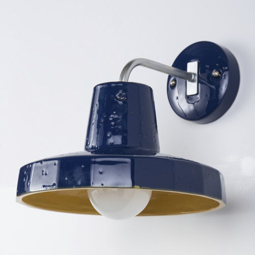 Contemporary wall light - ROSSI - TOSCOT - indoor / brass / ceramic