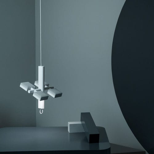 Hanging light fixture - 01 - Lambert et Fils - LED / square / IP20