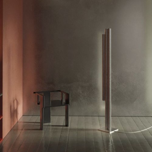 Floor-standing lamp - 4FI - Lambert et Fils - aluminum / polycarbonate / contemporary