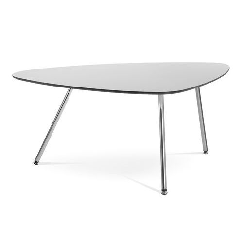 Contemporary coffee table - TS - LD Seating s.r.o. - chrome / HPL / triangular