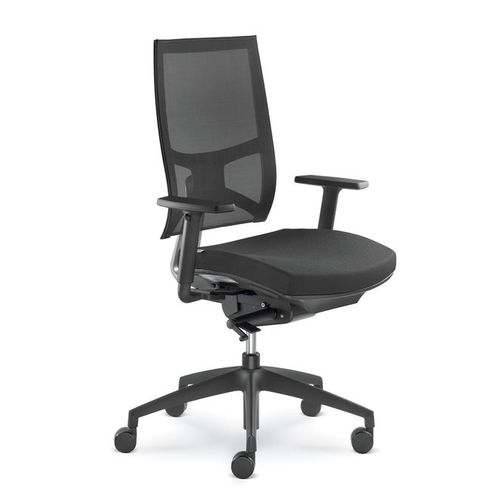 Contemporary office chair - STORM - LD Seating s.r.o. - indoor / nylon / aluminum base
