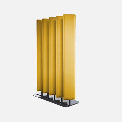 Acoustic office divider - PREFORM GmbH - floor-mounted / free-standing / fabric