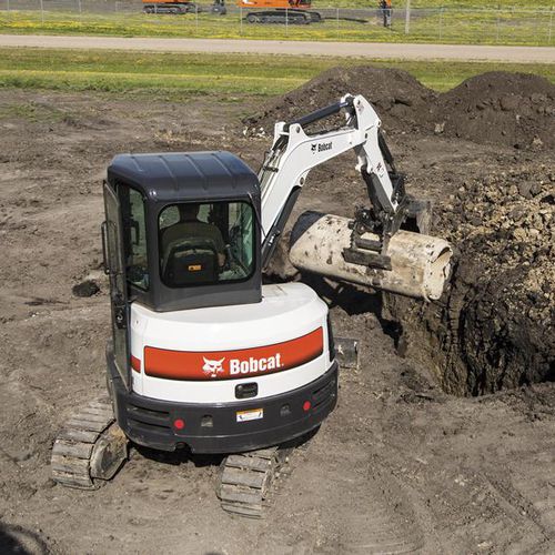 Mini excavator - E42 - BOBCAT - crawler / compact / long-range