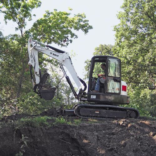 Mini Excavator E50 Bobcat Crawler Compact Long Range