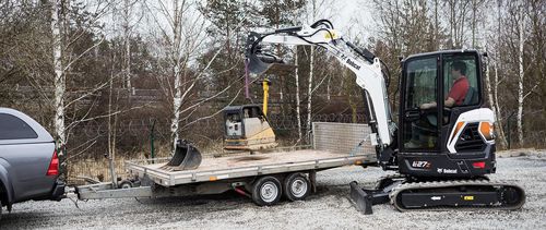Mini excavator - E27Z - BOBCAT - crawler / compact / swivel
