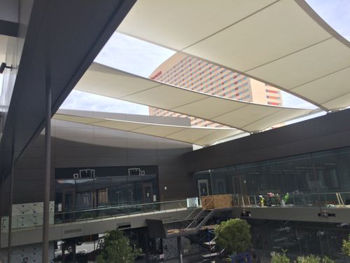 PTFE architectural membrane - ARIZONA STATE UNIVERSITY - FabriTec Structures - for tensile structures / for public spaces / roof