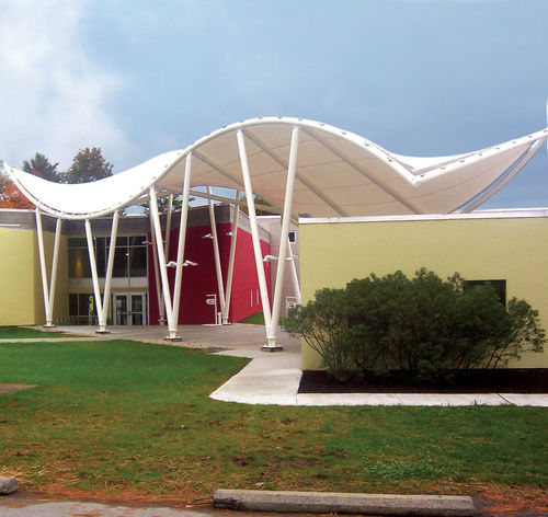 PVC architectural membrane - AVERY CENTER FOR THE ARTS BARD COLLEGE - FabriTec Structures - PVC-coated glass fabric / for tensile structures / for public spaces