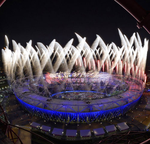 Polyethylene architectural membrane - LONDON OLYMPIC STADIUM - FabriTec Structures - for tensile structures / for facade / for public spaces