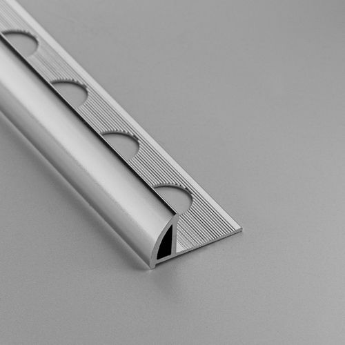 Aluminum edge trim - 8.5/10.5 - ALUMACER® - for tile / outside corner / rounded edge