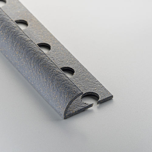 PVC edge trim - 00PRV series | 12.5 MM - ALUMACER® - for tile / outside corner / for interior