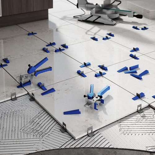 PVC leveling system - KIT - ALUMACER® - for tile / easy to install