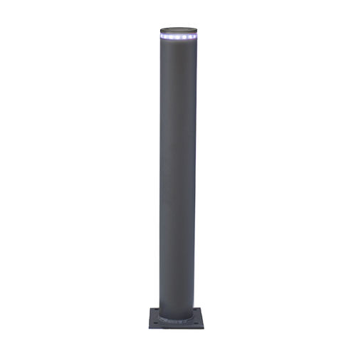 Security bollard - TAP LEDS TOP - Ado urban - stainless steel / lacquered iron / luminous