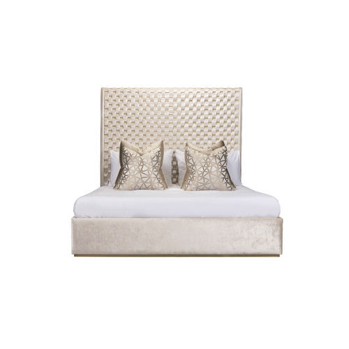 Double bed - LUST  - Memoir - contemporary / upholstered / with upholstered headboard