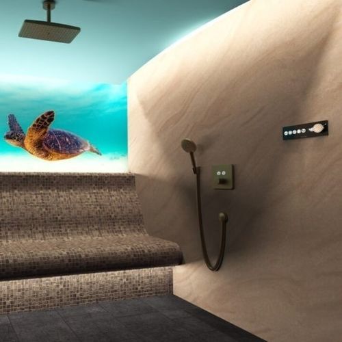 Steam room with shower included - VOGUE MOSAIC LINE - Cleopatra World of Wellness