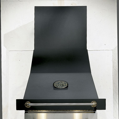 Wall-mounted range hood - SOUVERAINE - GODIN export - black