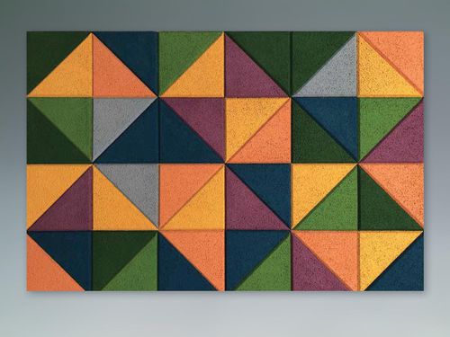 Wall-mounted acoustic panel - SOKOVERD.C1 ART - Coverd Srl - for wall / for false ceiling / cork