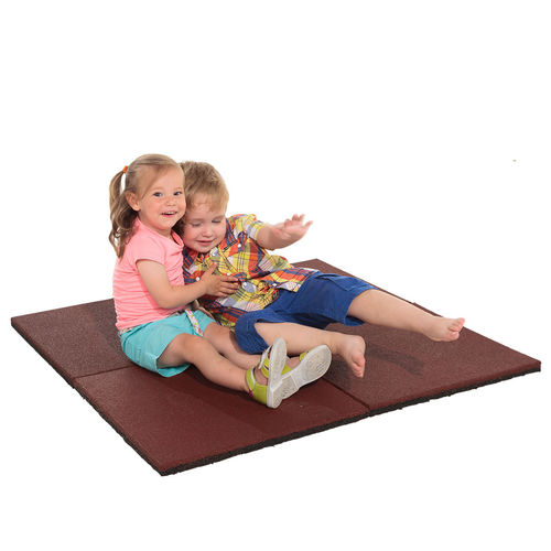 Recycled rubber floor covering - HICAR  - KBT - for outdoor use / for playground / tile
