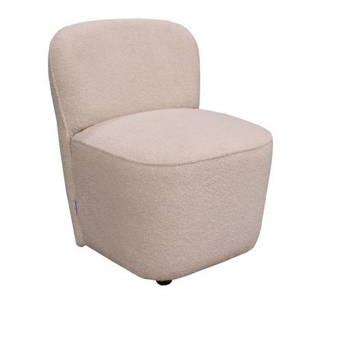 Contemporary armchair - COZY - DUMAINE SIEGES - synthetic leather / fabric / velvet