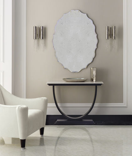 Contemporary sideboard table - IPPOLITO - Opera contemporary - marble / lacquered metal / rectangular