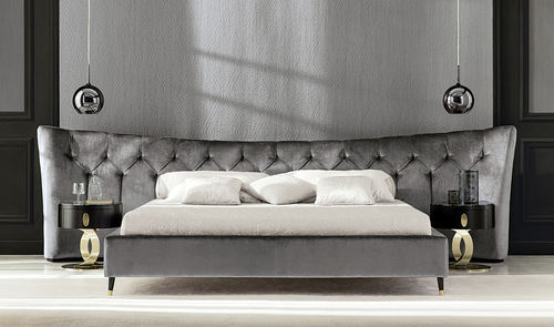 Double bed - BUTTERFLY - Opera contemporary - contemporary / upholstered / with upholstered headboard