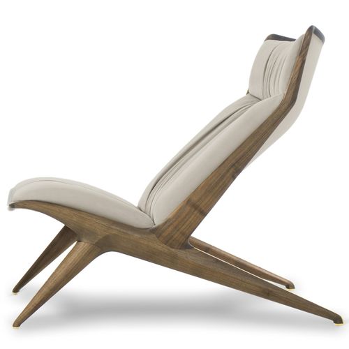 Adirondack fireside chair - AURORA - Opera contemporary - contemporary / leather / solid wood