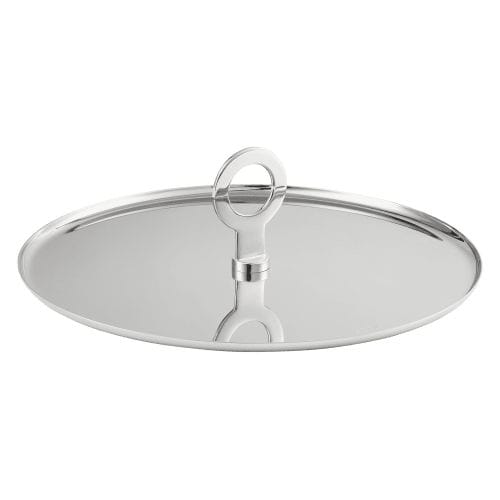 Serving plate - B05948205 - Argenteria Christofle srl - round / stainless steel / plain