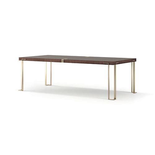 Contemporary table - ART. 7953 - CARPANESE HOME - wooden / metal base ...