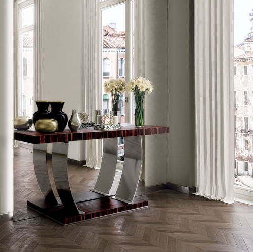 Contemporary sideboard table - KARAMEL L-XL - Capital Collection - wooden / metal base / rectangular