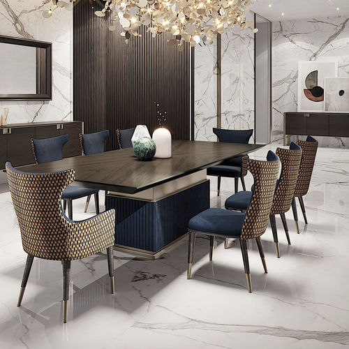 Contemporary chair - BEVERLY - Capital Collection - indoor / fabric / leather