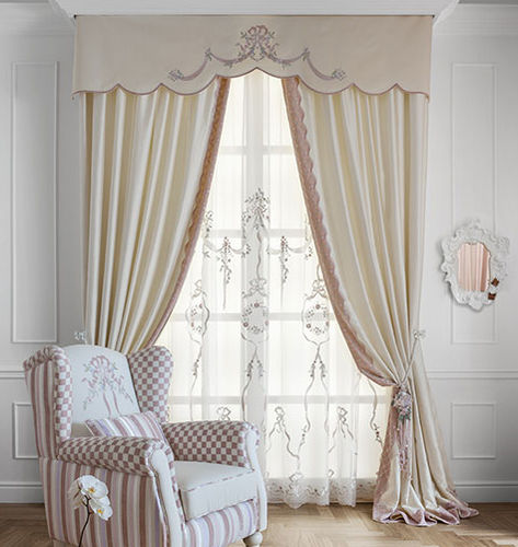 Floral curtain - CHARLOTTE ALLOVER  - Chicca Orlando srl - fabric