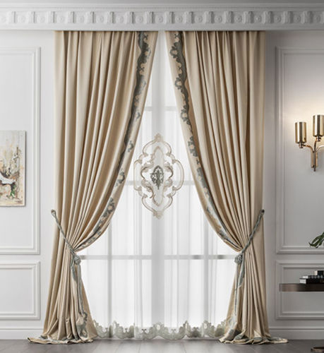 Patterned curtain - TAIMYR MODEL 06  - Chicca Orlando srl - velvet / satin / silk