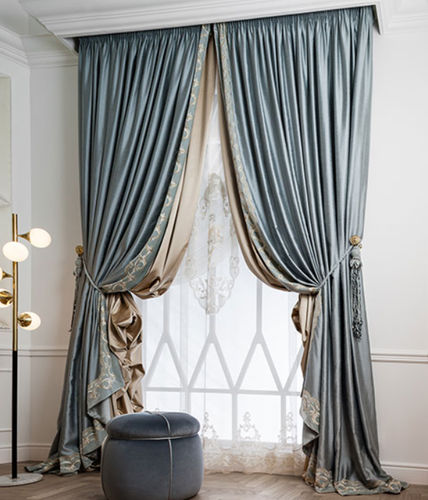 Patterned curtain - VERSAILLES MODEL CENTRALE - Chicca Orlando srl - velvet