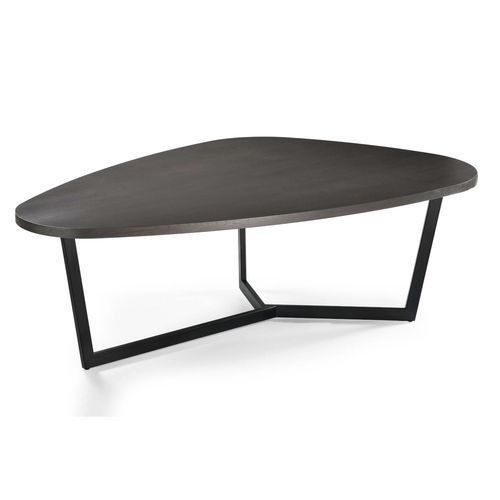 Contemporary table - APOLO - De-code, Lattas Nik. Spyridon - wood veneer / metal base
