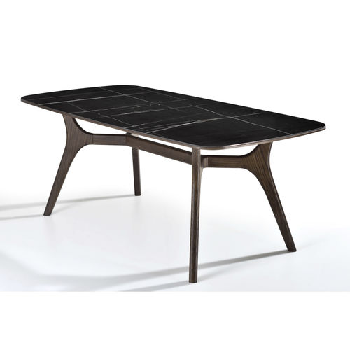 Contemporary table - BLADE - De-code, Lattas Nik. Spyridon - oak / solid wood / walnut